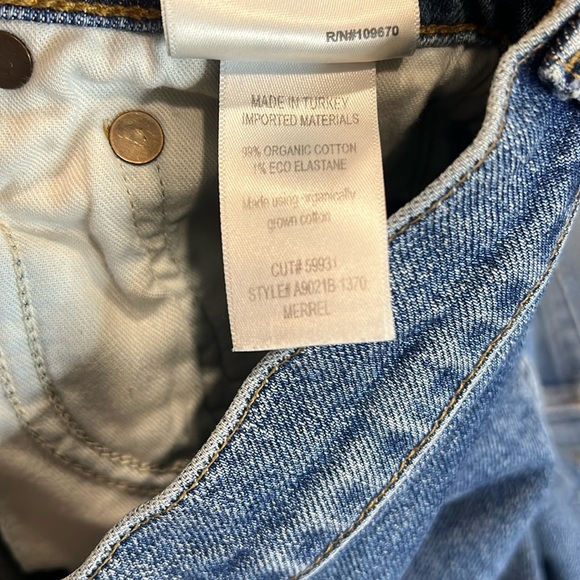 AGOLDE Merrel Mid Rise Straight Jeans Size 24 - Picture 9 of 11